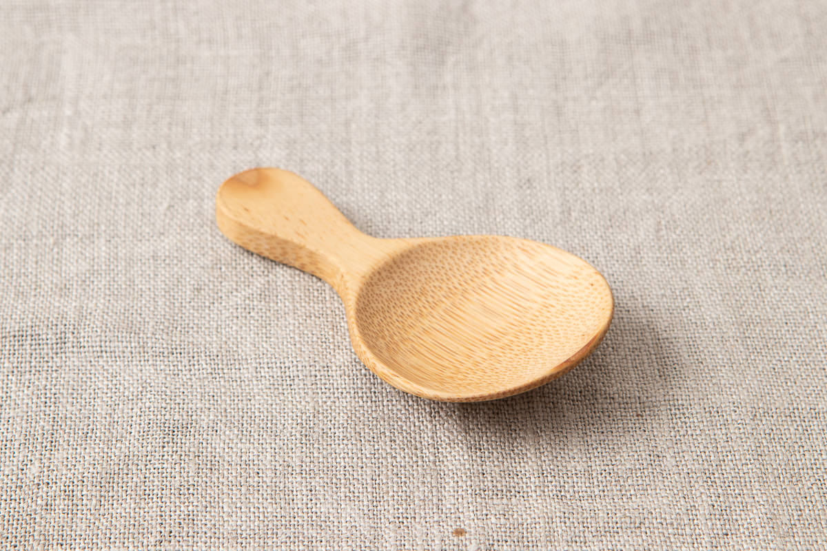 Tea Scoop / Smoked Bamboo / Kochi-JPN 321215-1