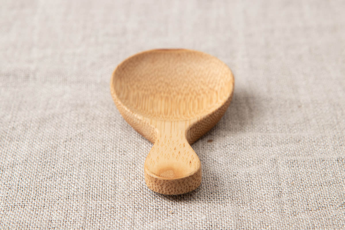 Tea Scoop / Smoked Bamboo / Kochi-JPN 321215-1
