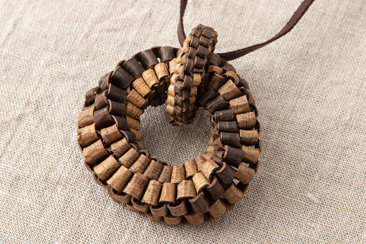 Pendant "Cobblestone" / Walnut / Yamagata-JPN 311418-1
