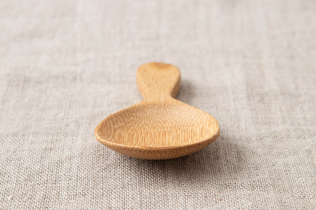 Tea Scoop / Smoked Bamboo / Kochi-JPN 321215-1