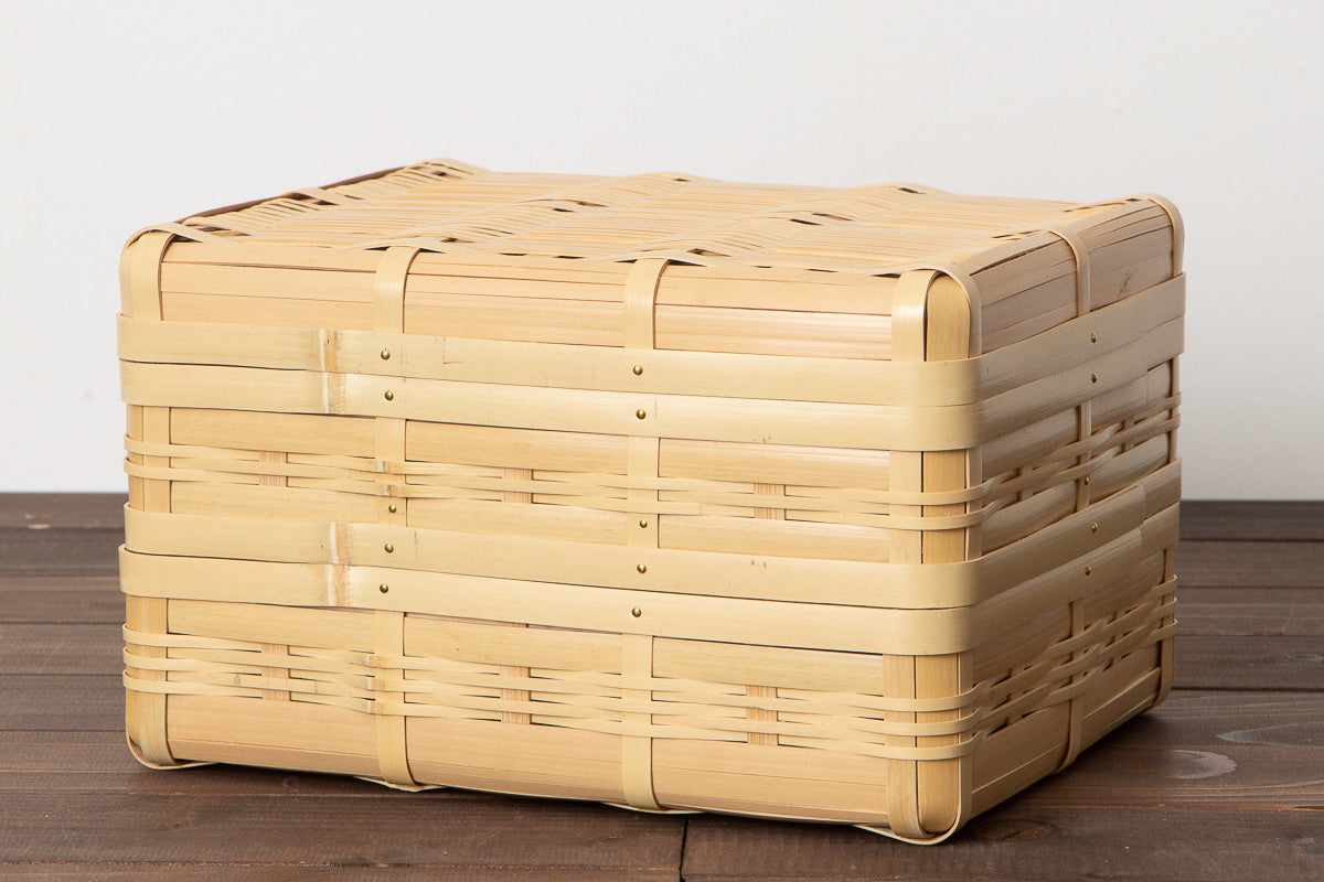 Lunch box M, L, XL, L(2-tier) / White bamboo / Kagoshima-JPN 321103