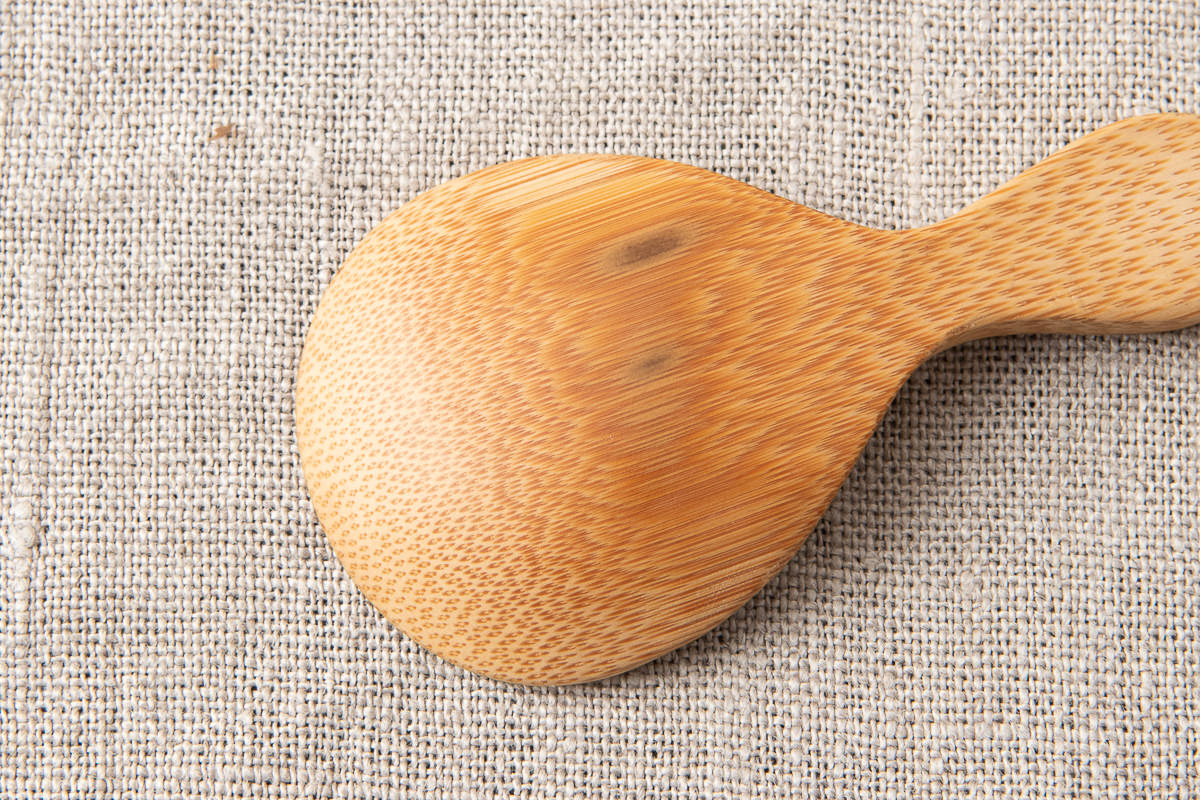 Tea Scoop / Smoked Bamboo / Kochi-JPN 321215-1