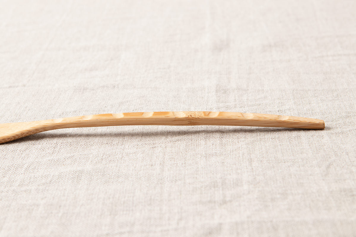 Spoon, Fork “Bumpy” / Smoked Bamboo / Kochi-JPN 321210