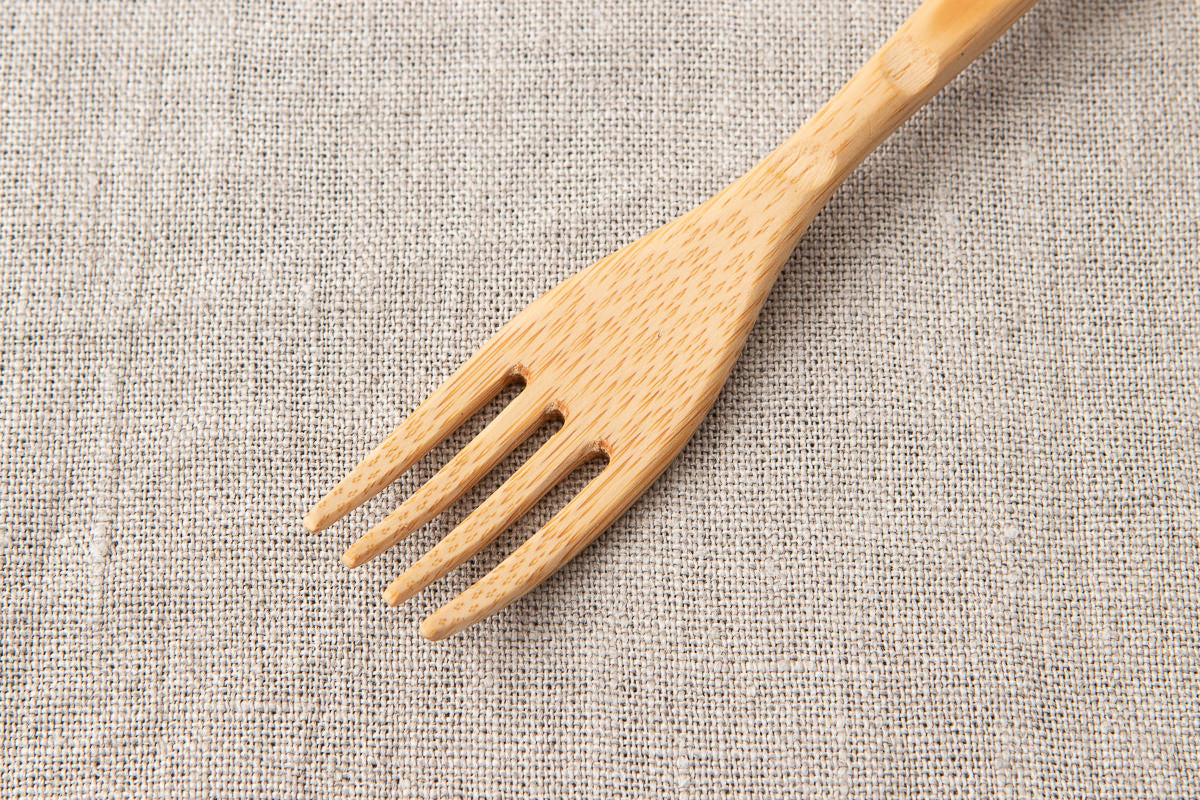 Spoon, Fork “Bumpy” / Smoked Bamboo / Kochi-JPN 321210