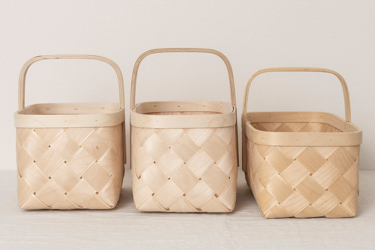 Mushroom basket S,M,L 3sizes / Birch / EST 140603