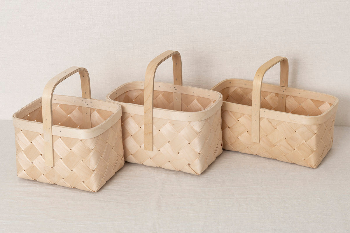 Mushroom basket S,M,L 3sizes / Birch / EST 140603