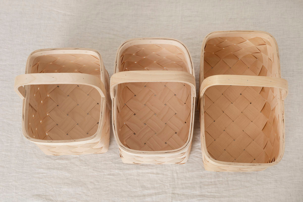 Mushroom basket S,M,L 3sizes / Birch / EST 140603