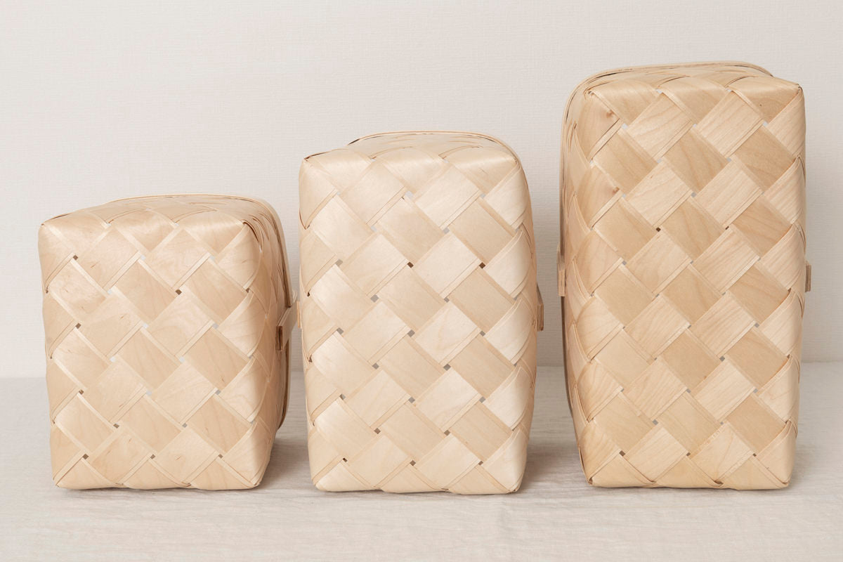 Mushroom basket S,M,L 3sizes / Birch / EST 140603