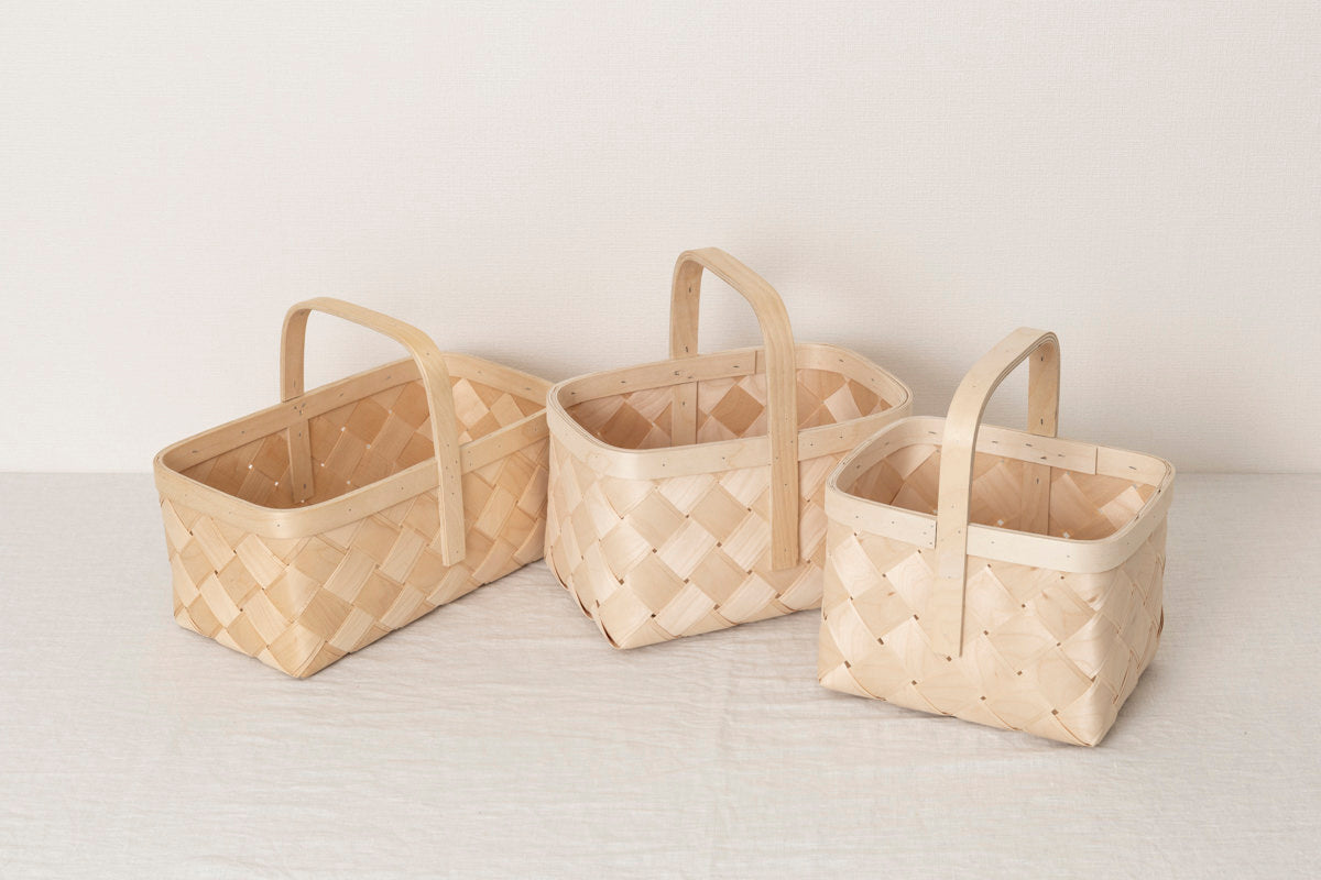 Mushroom basket S,M,L 3sizes / Birch / EST 140603