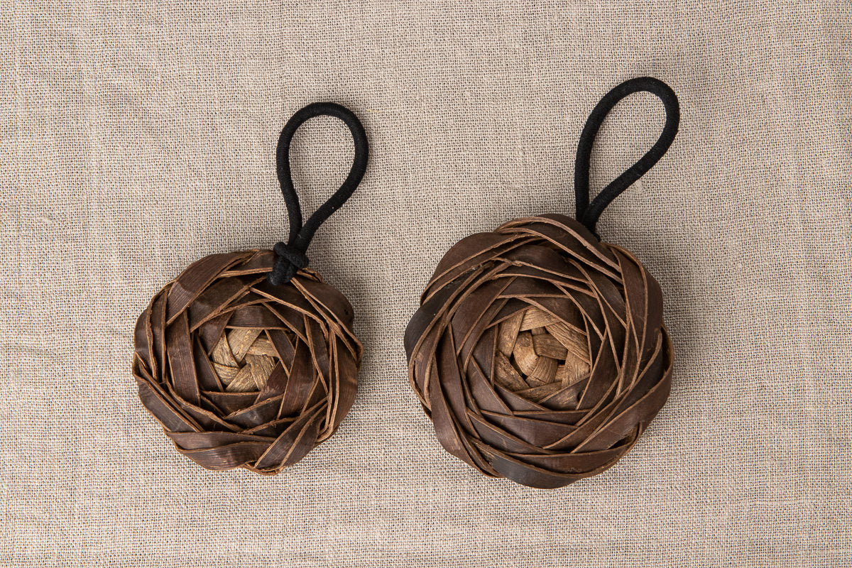 Bag Charm “Rose” / Walnut Bark / Yamagata-JPN 311410
