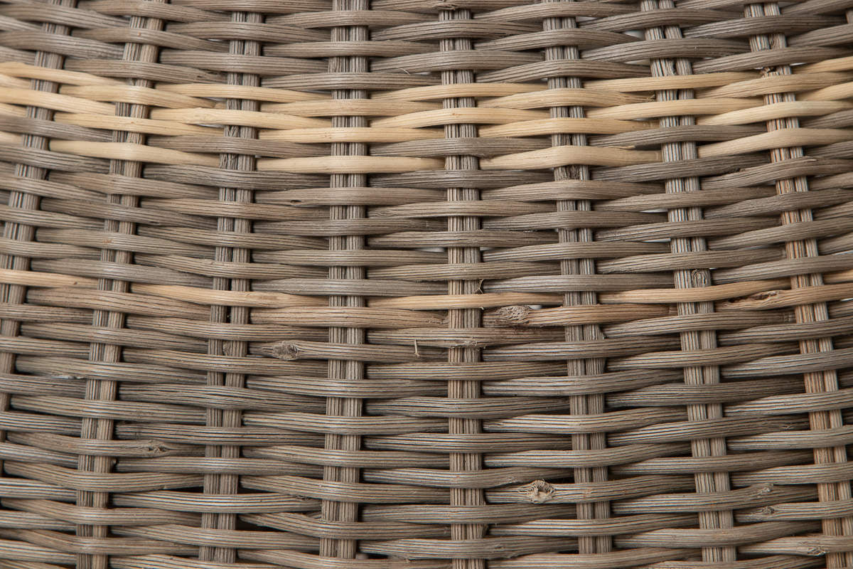 Hand bag “Plump” -close weave- S / Gray Akebi vine / Nagano-JPN 311247-1