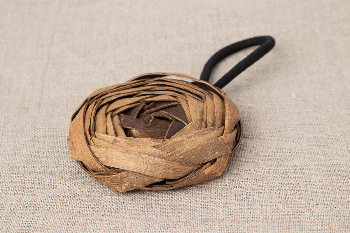 Bag Charm “Rose” / Walnut Bark / Yamagata-JPN 311410