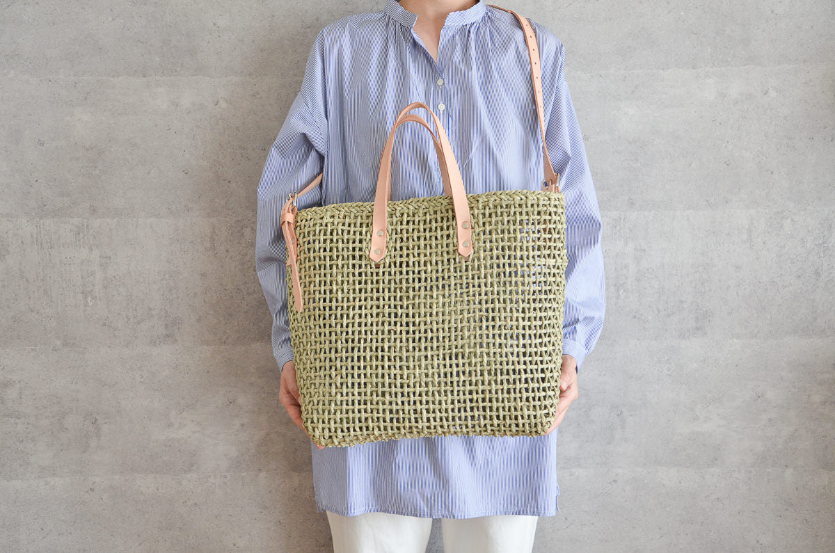 2-way Tote M, L / “Igusa” rush / Okayama-JPN 330306
