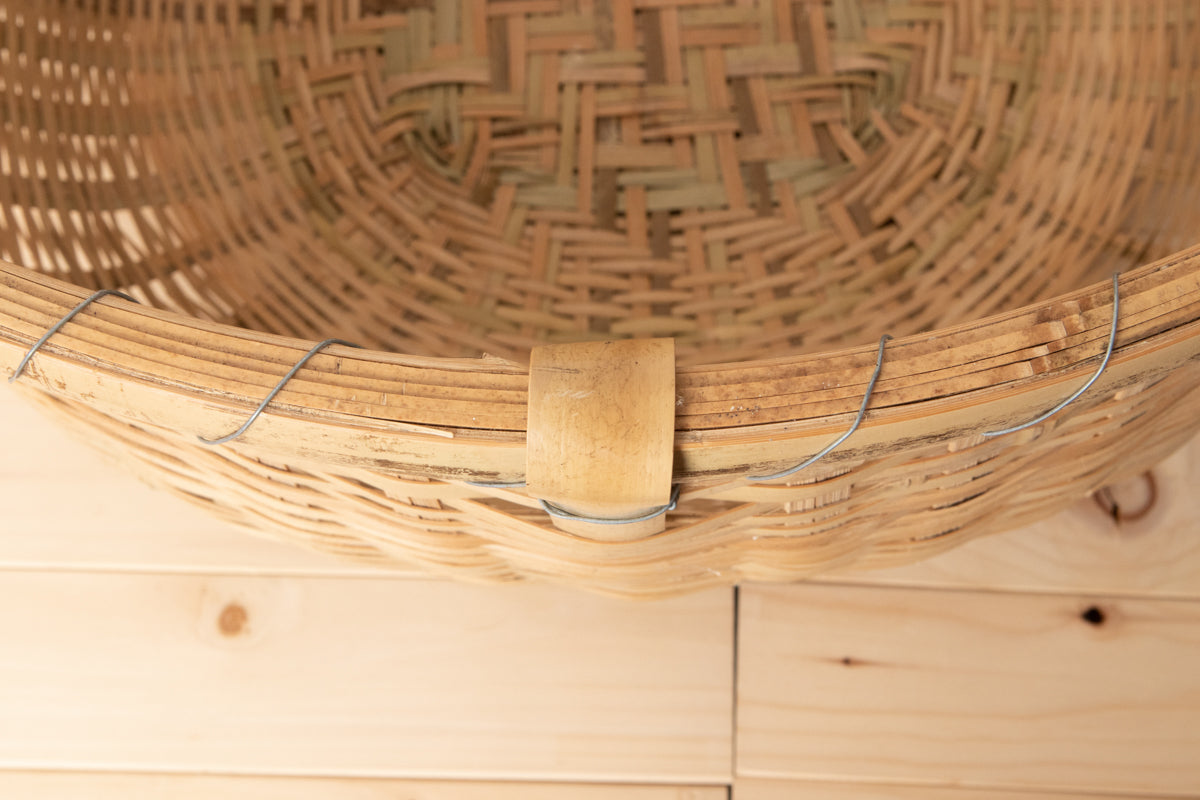 Big basket "Kama-zaru" L, XL / Madake bamboo / Miyagi-JPN 330111