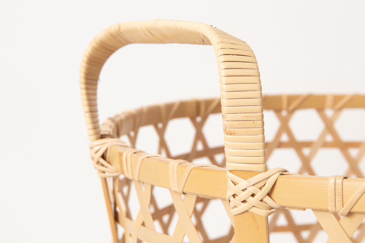 Laundry Basket / White Bamboo / Kagawa-JPN 250701-1