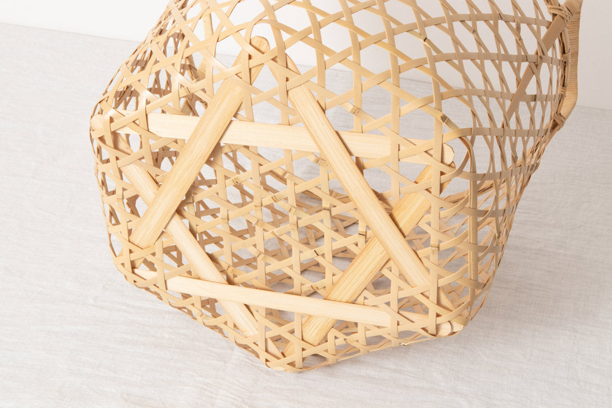 Laundry Basket / White Bamboo / Kagawa-JPN 250701-1