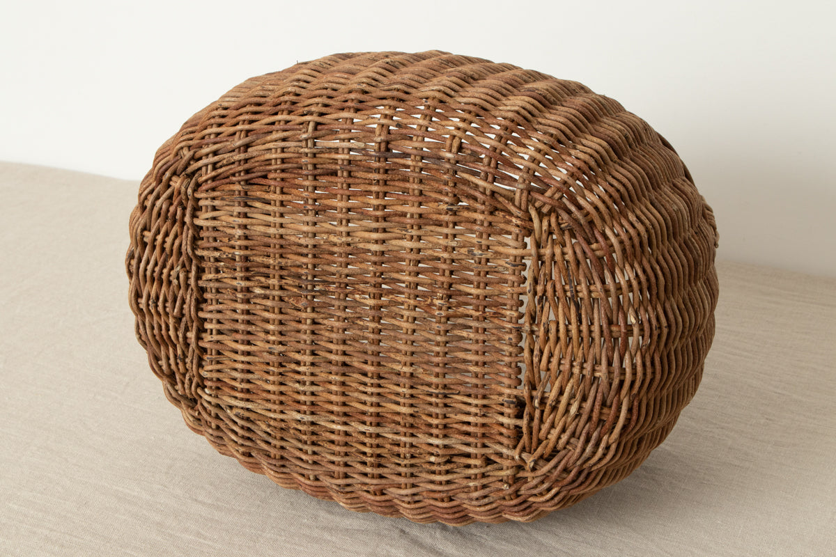 2 handle basket / Brown Akebi vine / Nagano-JPN 311250-1