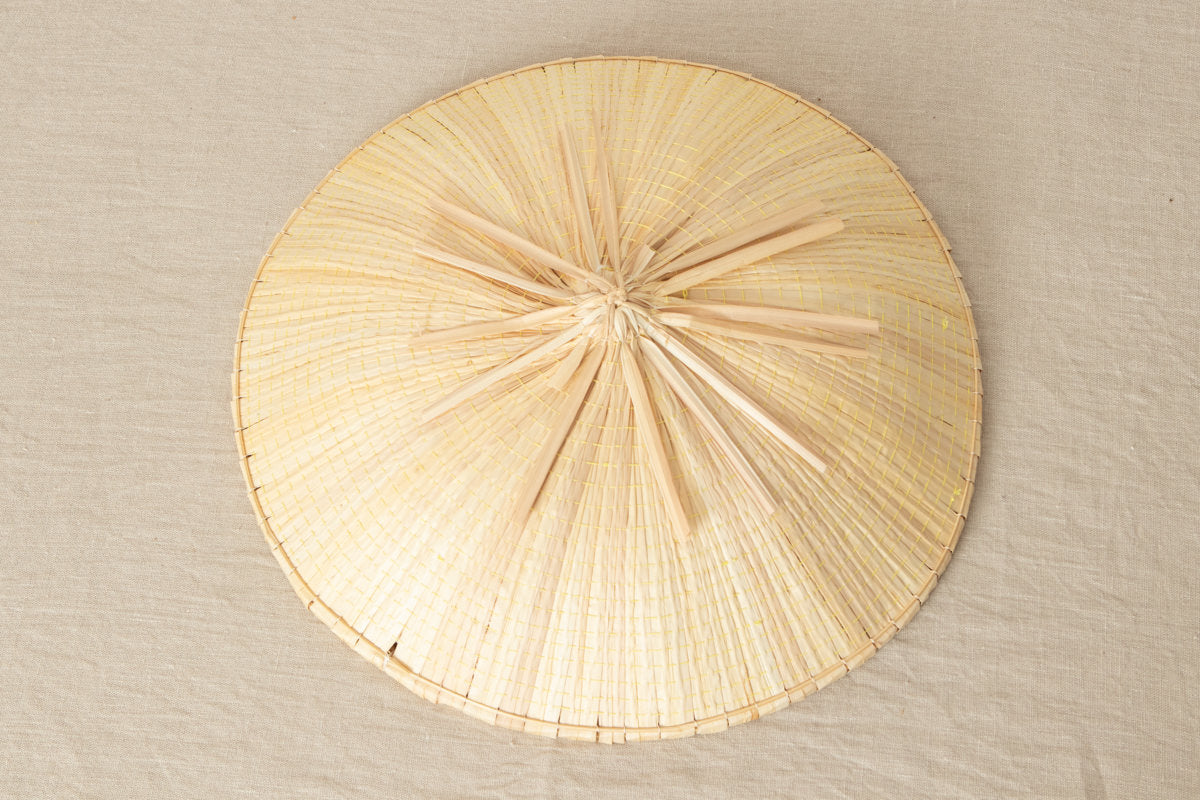 富山県/すげ(菅) 菅笠 大野 竹骨 42cm 810403-1