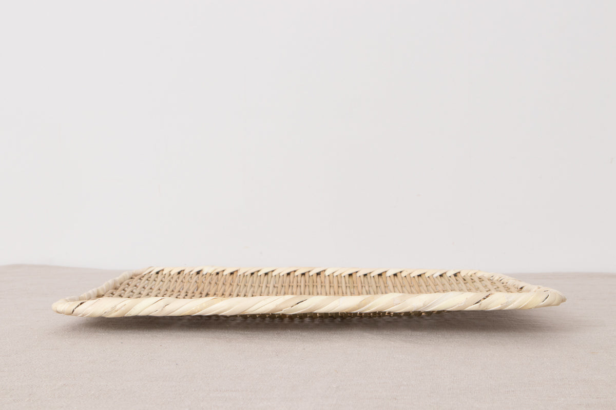 Rectangle plate "Kaku-Bon" larger 4sizes / Bamboo / Nīgata-JPN 650114