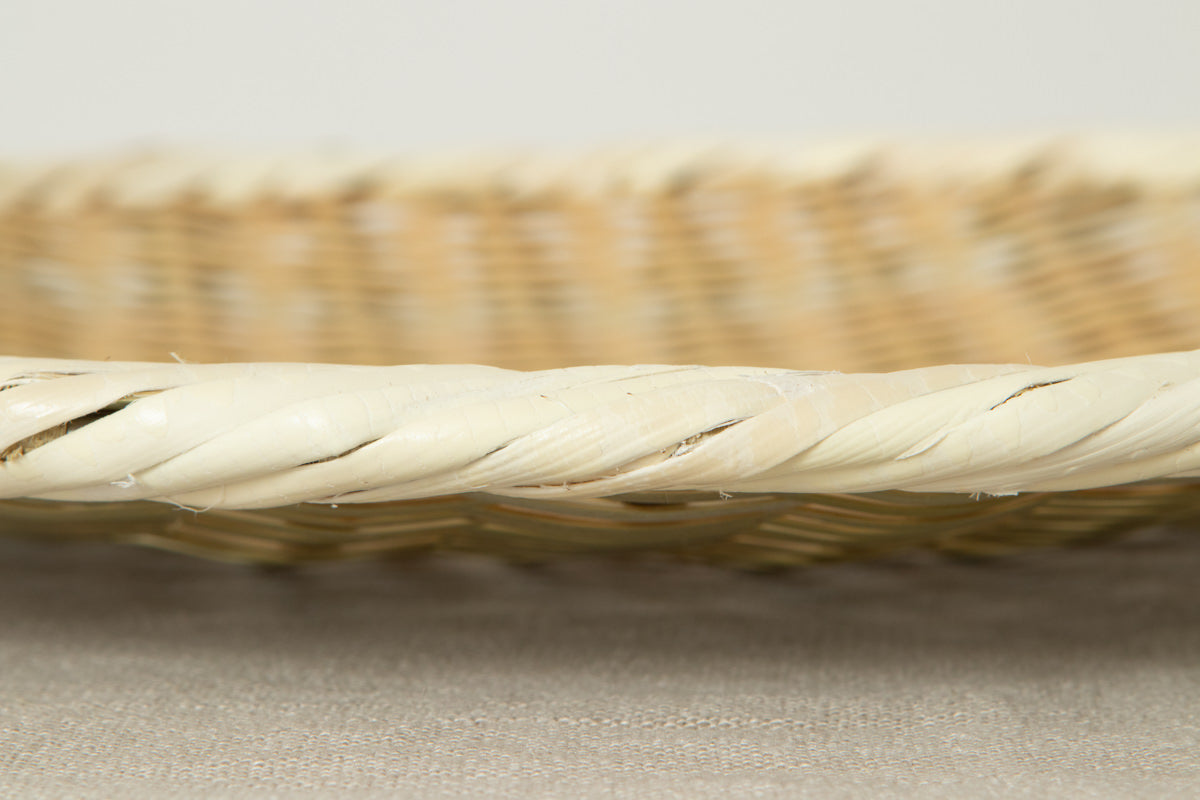 Round plate "Maru-Bon" larger 4sizes / Bamboo / Nīgata-JPN 650113