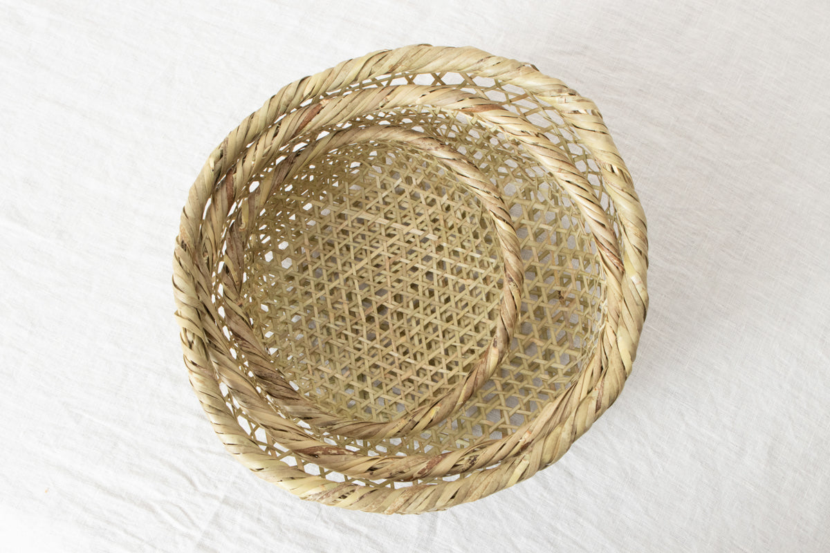 Vegetable washing basket S, M ,L / Shino bamboo / Miyagi-JPN 330103