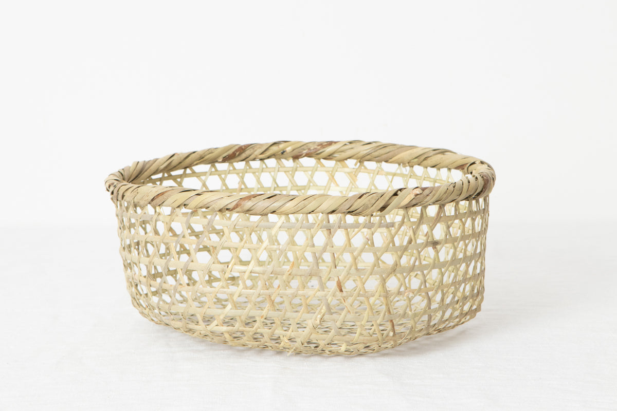 Vegetable washing basket S, M ,L / Shino bamboo / Miyagi-JPN 330103