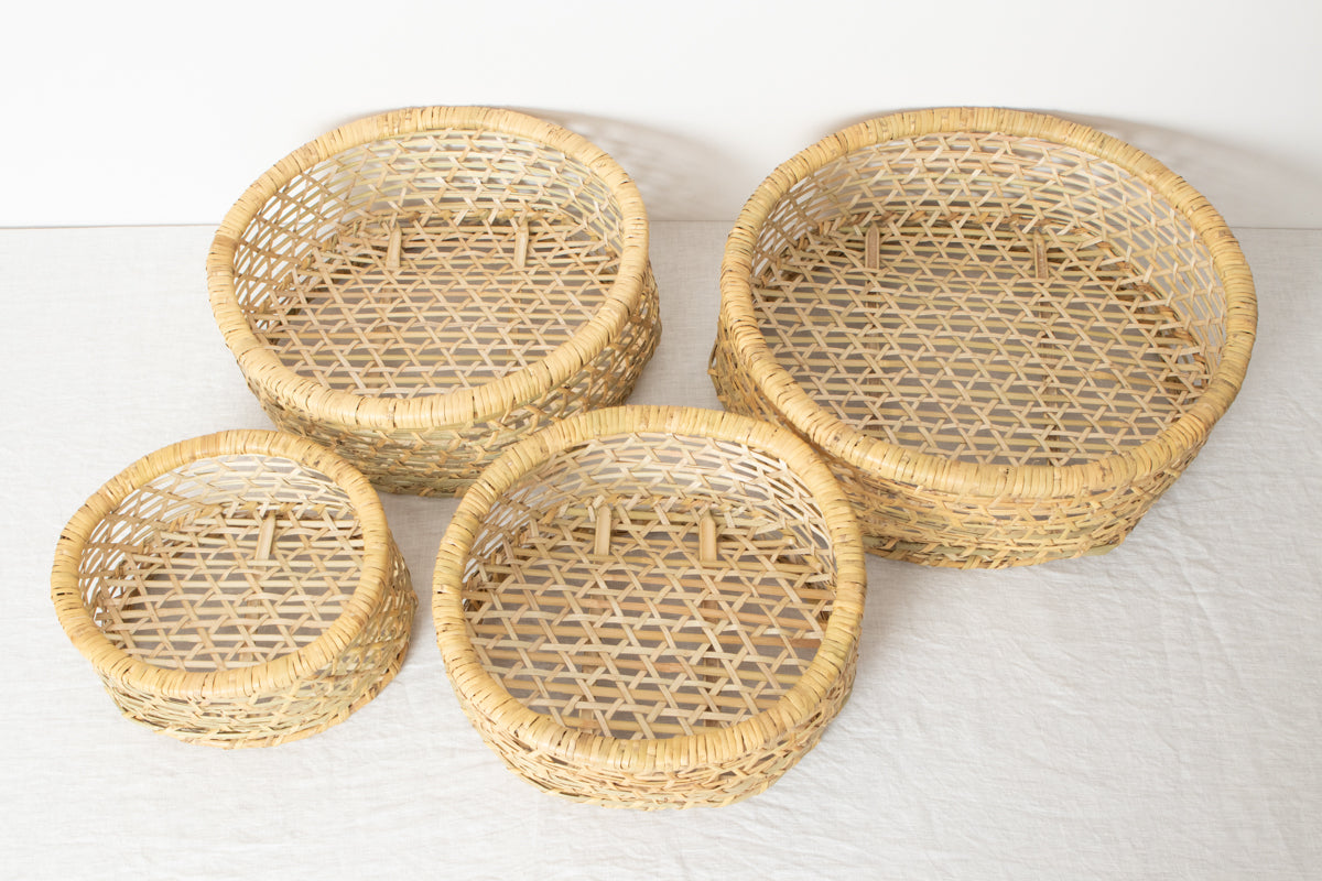 Dish Basket / Nemagari Bamboo / Fukushima-JPN 720603