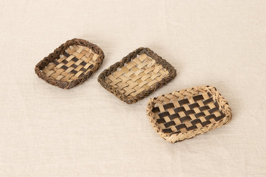 Mini Tray Rectangle / Walnut Bark / Iwate-JPN 1510594