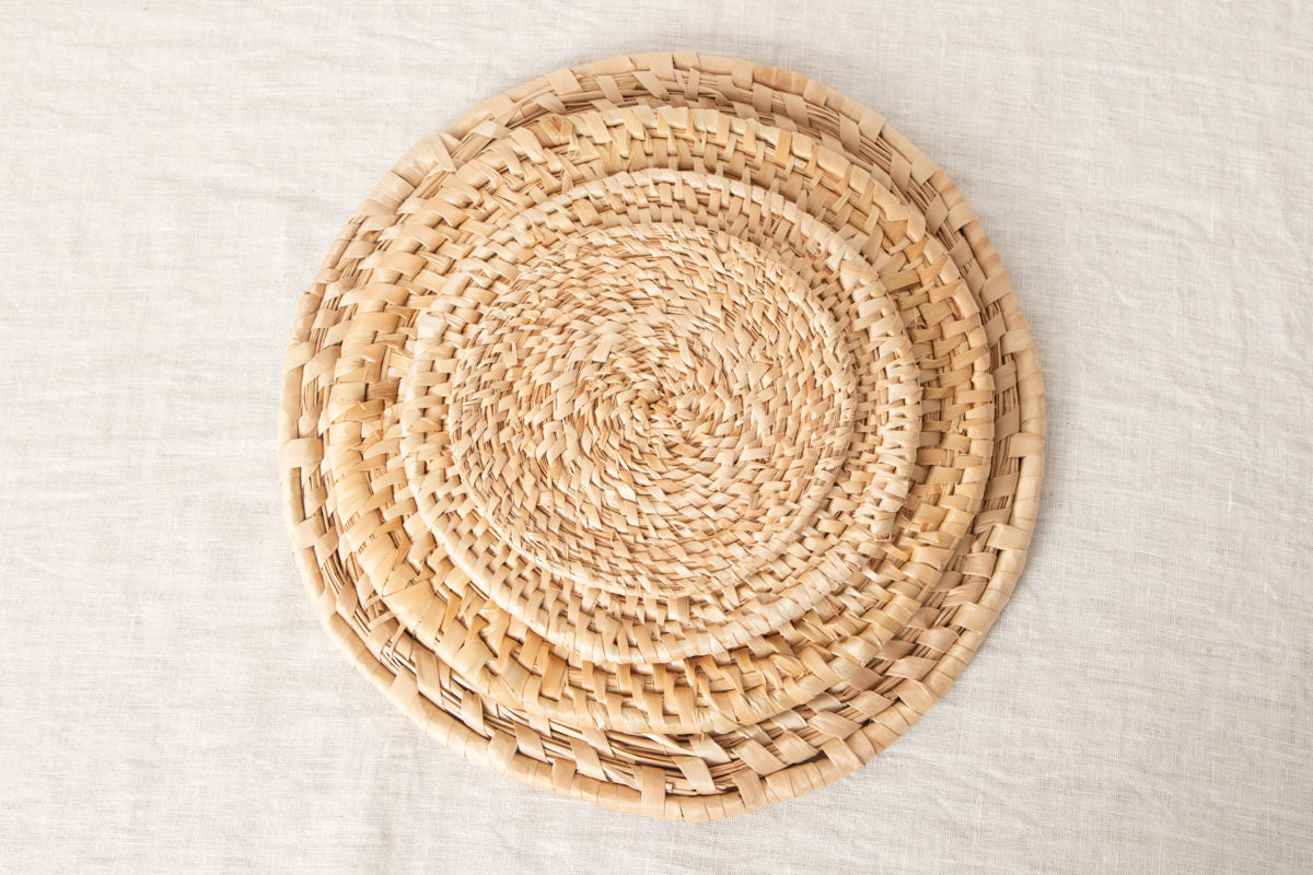 沖縄県石垣島/月桃 円座 15cm・20cm・25cm・30cm 4サイズ 810814