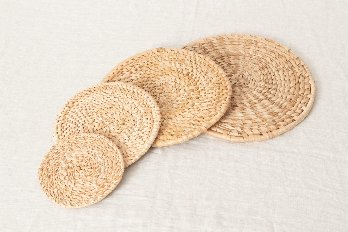沖縄県石垣島/月桃 円座 15cm・20cm・25cm・30cm 4サイズ 810814