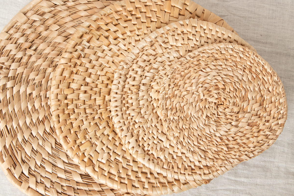 沖縄県石垣島/月桃 円座 15cm・20cm・25cm・30cm 4サイズ 810814