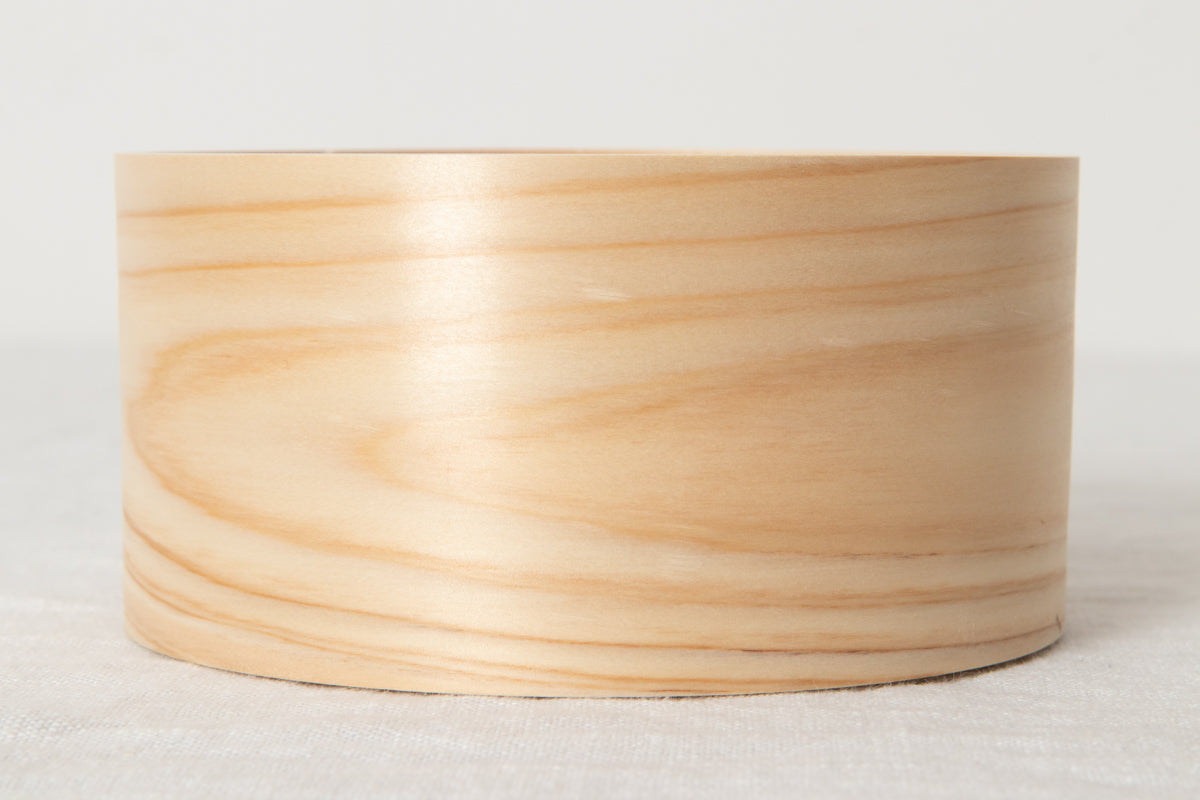 Round Bento box -Cherry bark finish- / Hinoki, Sawara cypress / Gifu-JPN 811106-1