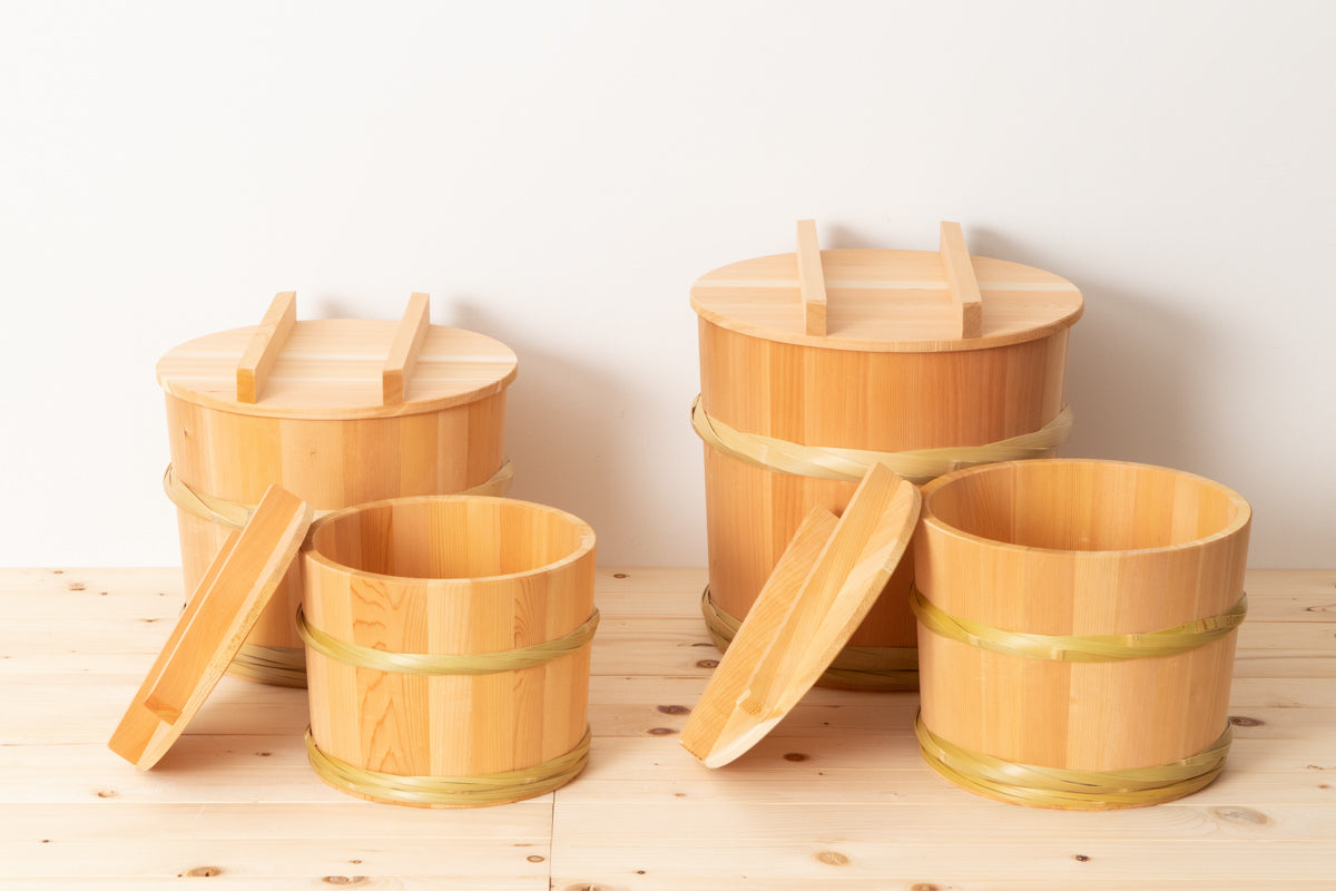 Pickle tub 24cm, 27cm, 30cm, 33cm 4sizes / Sawara Cypress / Nagano-JPN 811110