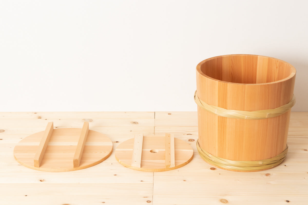 Pickle tub 24cm, 27cm, 30cm, 33cm 4sizes / Sawara Cypress / Nagano-JPN 811110