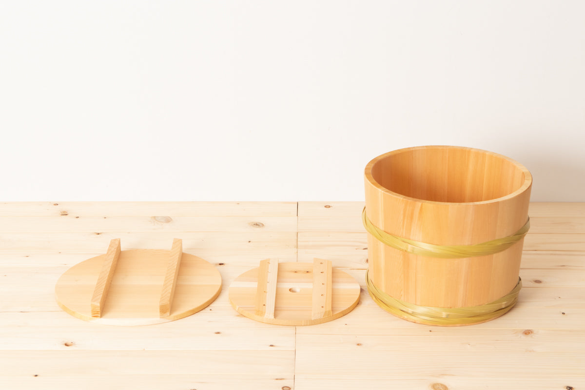 Pickle tub 24cm, 27cm, 30cm, 33cm 4sizes / Sawara Cypress / Nagano-JPN 811110