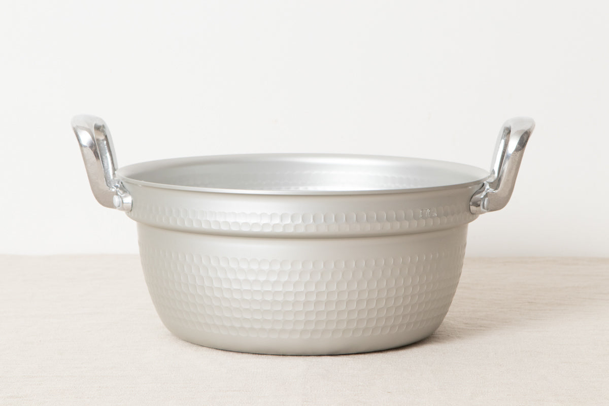 Stepped Pot for Japanese steamer 27cm, 30cm, 33cm larger 3sizes / Aluminum / Toyama-JPN 811118