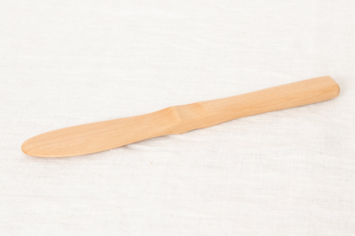 Spreader knife “Dimple”, “Step”, “Crank” / Japanese cherry birch / Ōita-JPN 211143