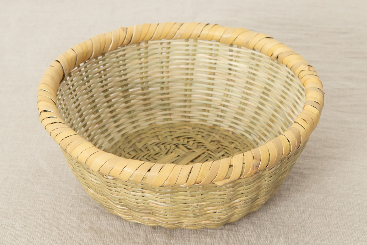Colander (deep) M, L / Nemagari bamboo / Nagano-JPN 610231