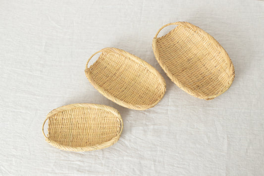 Oval Strainer with Handle “Type D” / Suzutake Bamboo / Iwate-JPN 210116