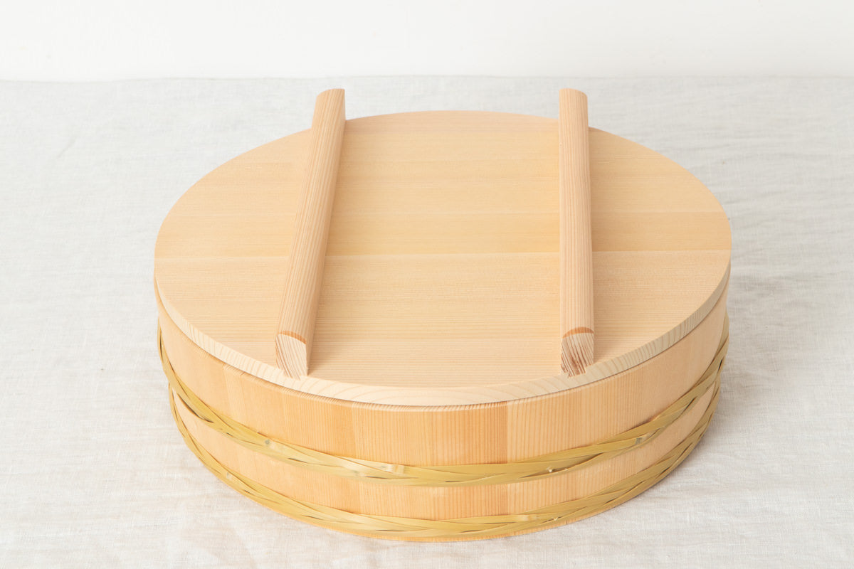 Rice Tub with Bamboo Hoop (24–36cm) / Sawara Cypress / Nagano-JPN 811104