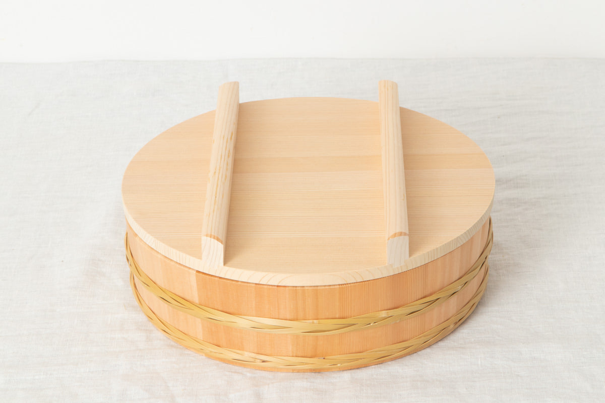 Rice Tub with Bamboo Hoop (24–36cm) / Sawara Cypress / Nagano-JPN 811104