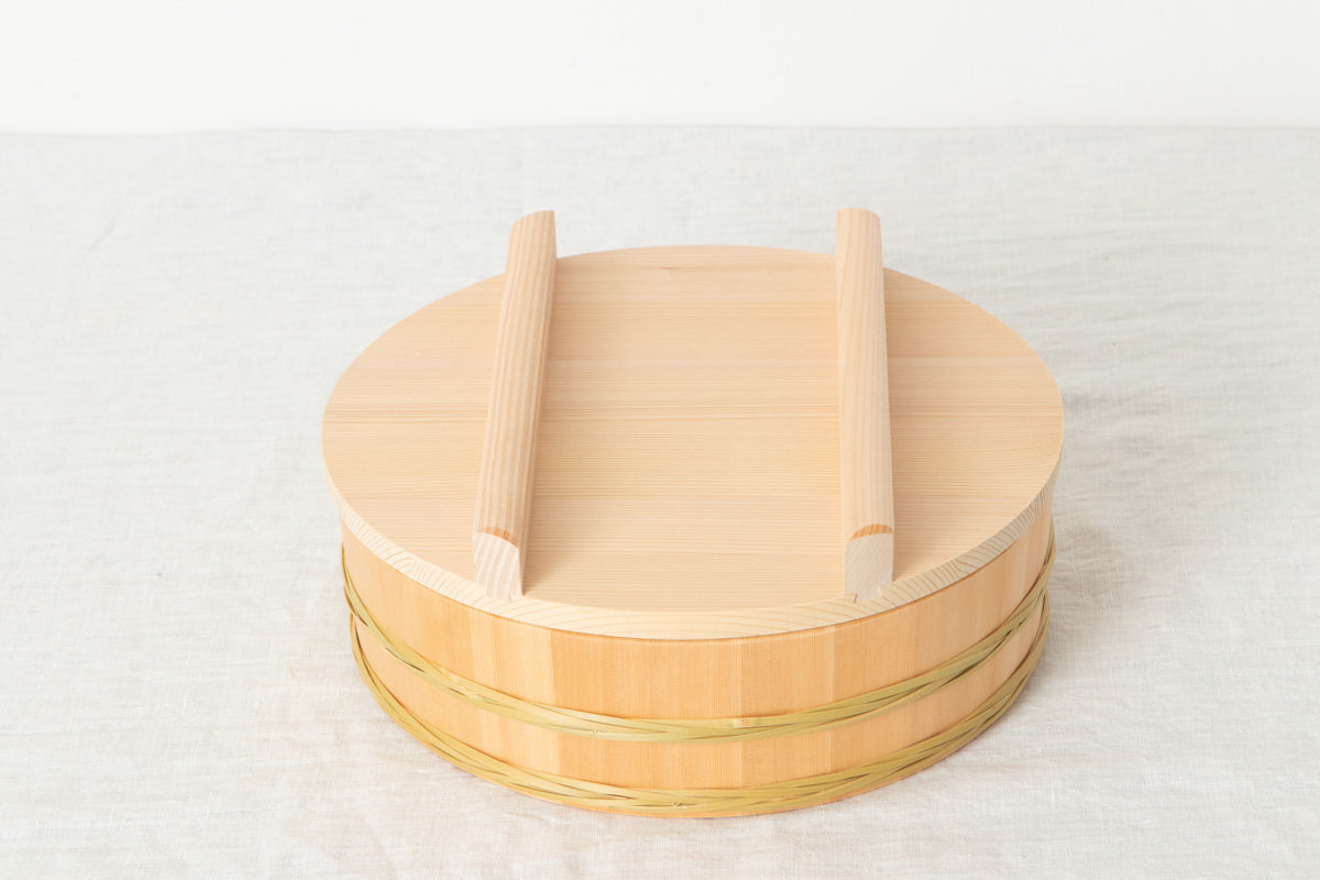 Rice Tub with Bamboo Hoop (24–36cm) / Sawara Cypress / Nagano-JPN 811104