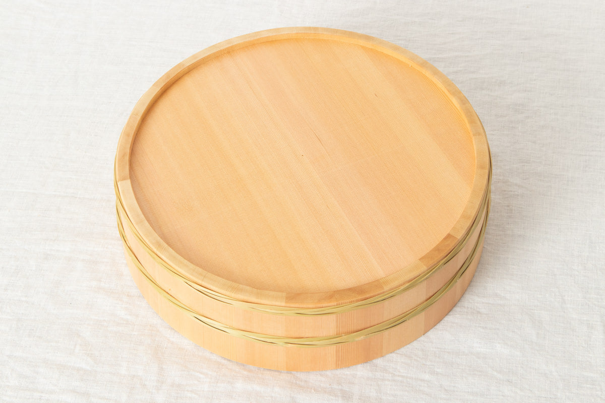 Rice Tub with Bamboo Hoop (24–36cm) / Sawara Cypress / Nagano-JPN 811104