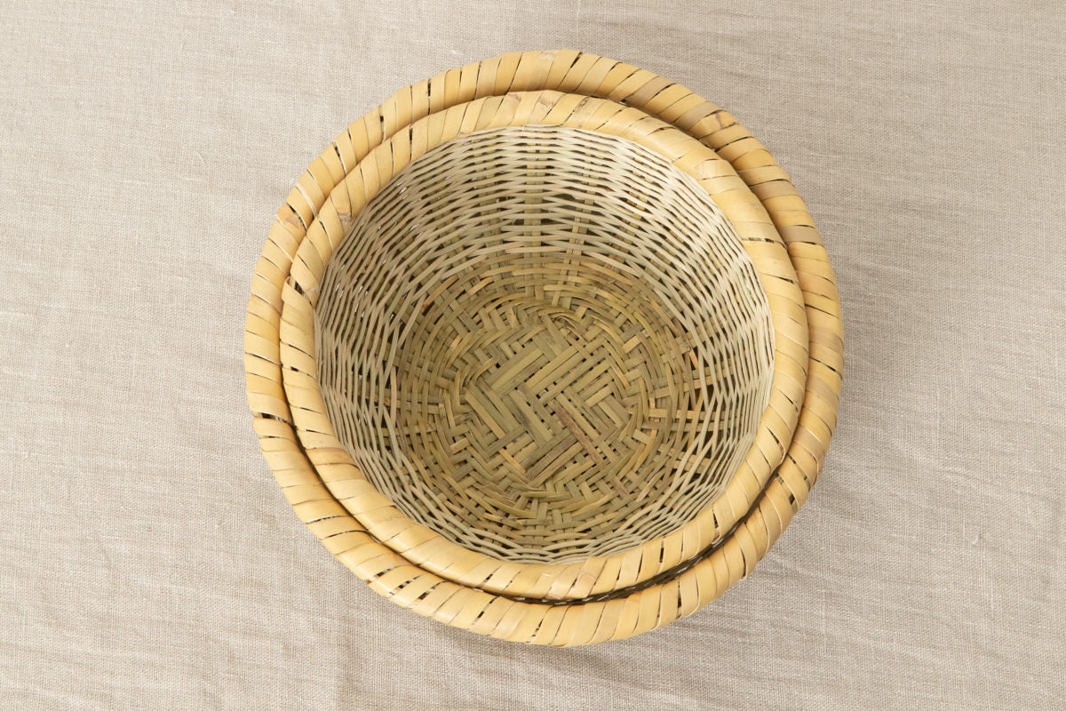 Colander (deep) M, L / Nemagari bamboo / Nagano-JPN 610231