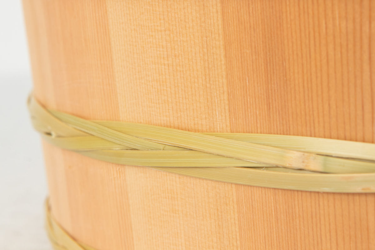 Rice Tub with Bamboo Hoop (24–36cm) / Sawara Cypress / Nagano-JPN 811104