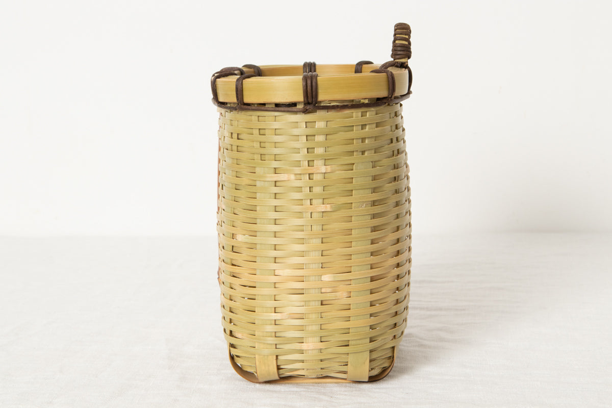Wall Basket Fitted Rim / Madake Bamboo / Oita-JPN 220635-1