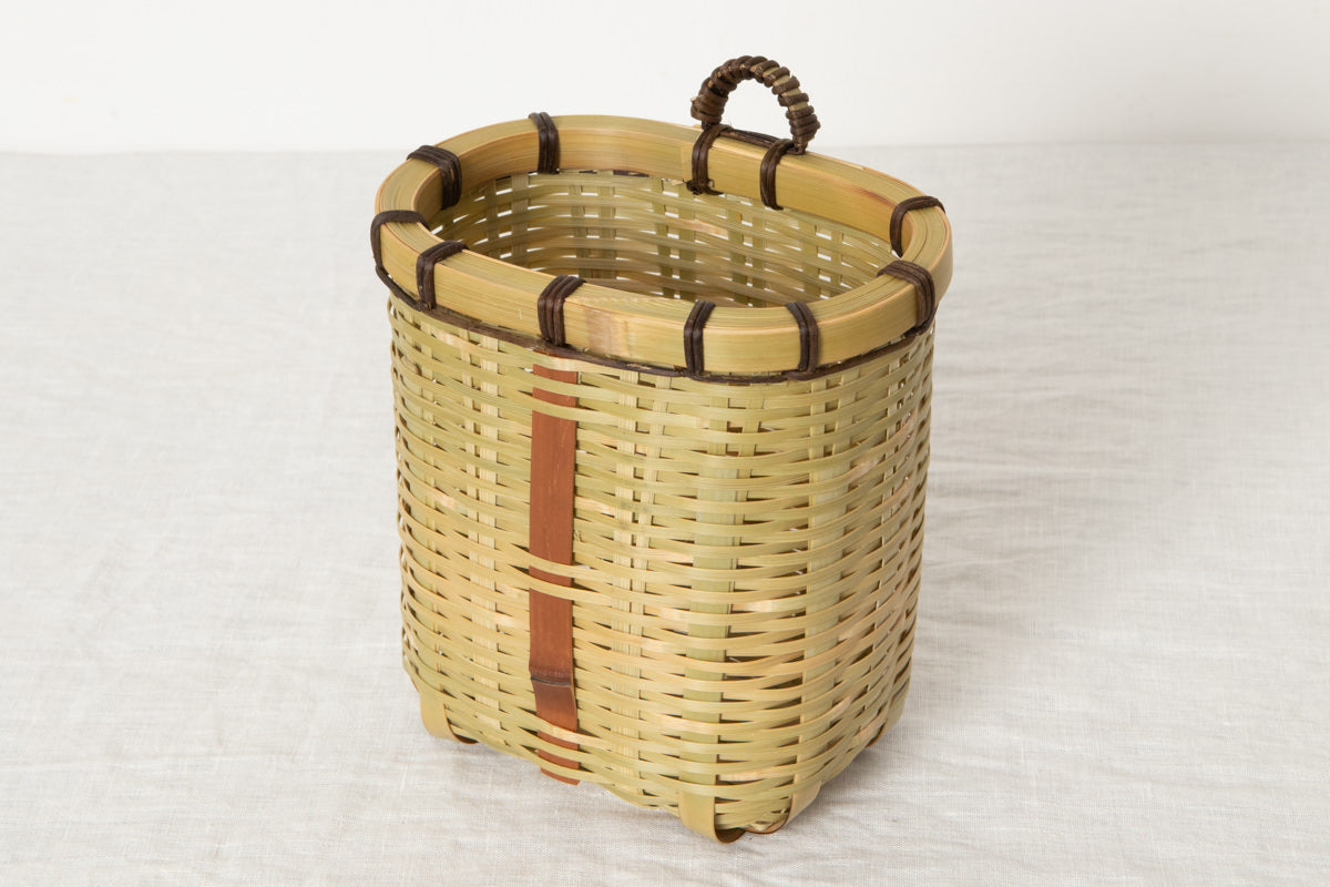Wall Basket Fitted Rim / Madake Bamboo / Oita-JPN 220635-1