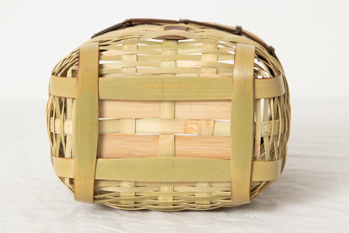 Wall Basket Fitted Rim / Madake Bamboo / Oita-JPN 220635-1