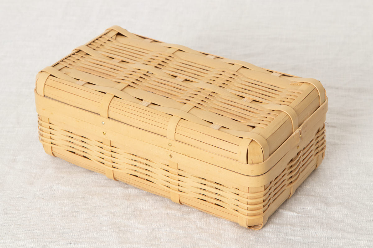 Lunch Box Small Types / White Bamboo / Kagoshima-JPN 321106