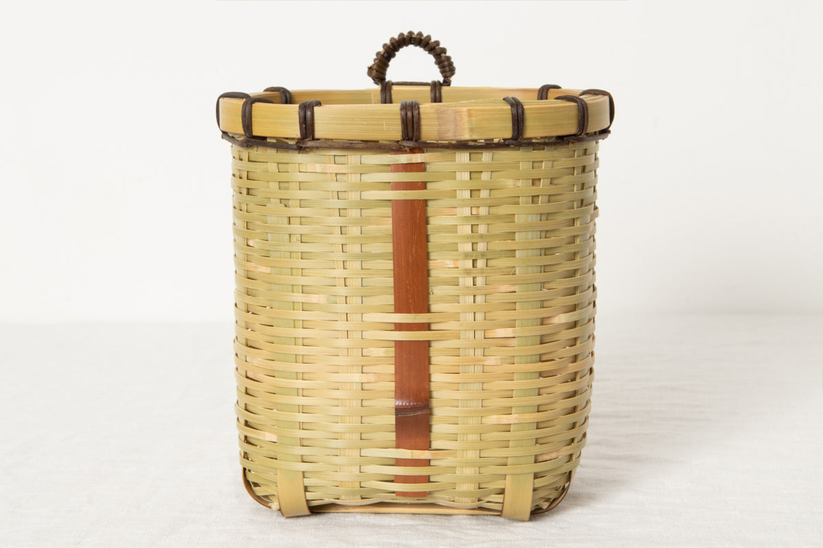 Wall Basket Fitted Rim / Madake Bamboo / Oita-JPN 220635-1